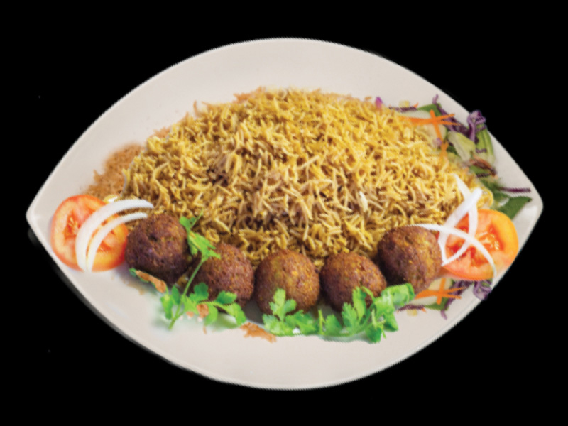 Falafel Over Rice